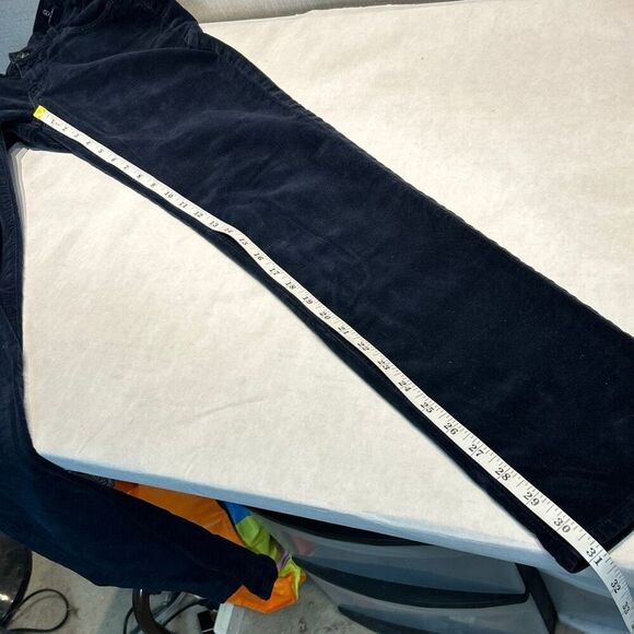 Adriano Goldschmied AG The Stevie Slim Straight Corduroy Pants Sz 26R Black - Picture 12 of 12